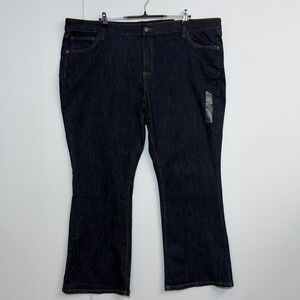 NEW Sonoma Jeans‎ Women 26W 48X31 Blue Bootcut All About Comfort Stretch